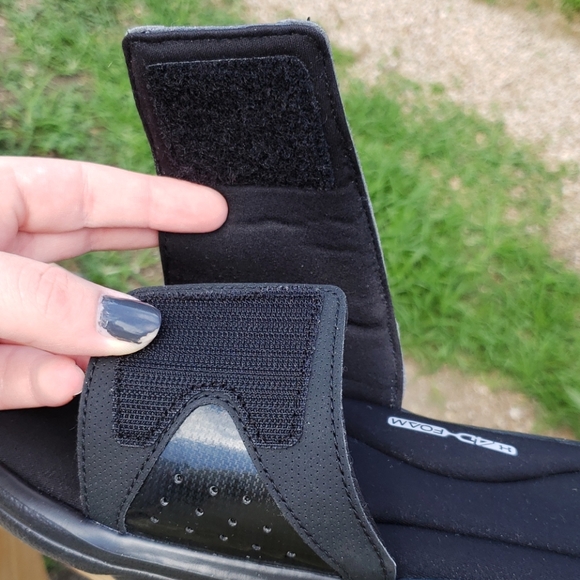 under armor slides memory foam